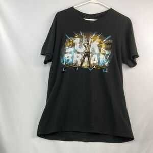 Luke Bryan Live tour 2017 black t-shirt L